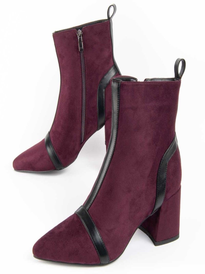 Montevita Botte À Talon Cella Rouge - Kiabi