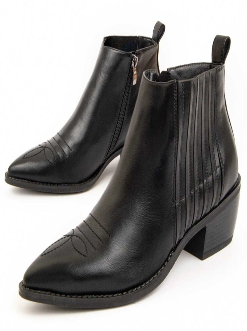 Montevita Botte À Talon Espuela2 Noir - Kiabi