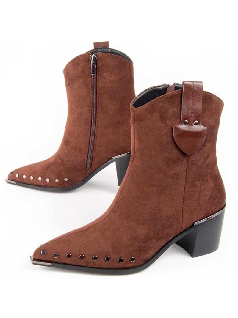 Montevita Botte À Talon Espuela8 Marron - Kiabi
