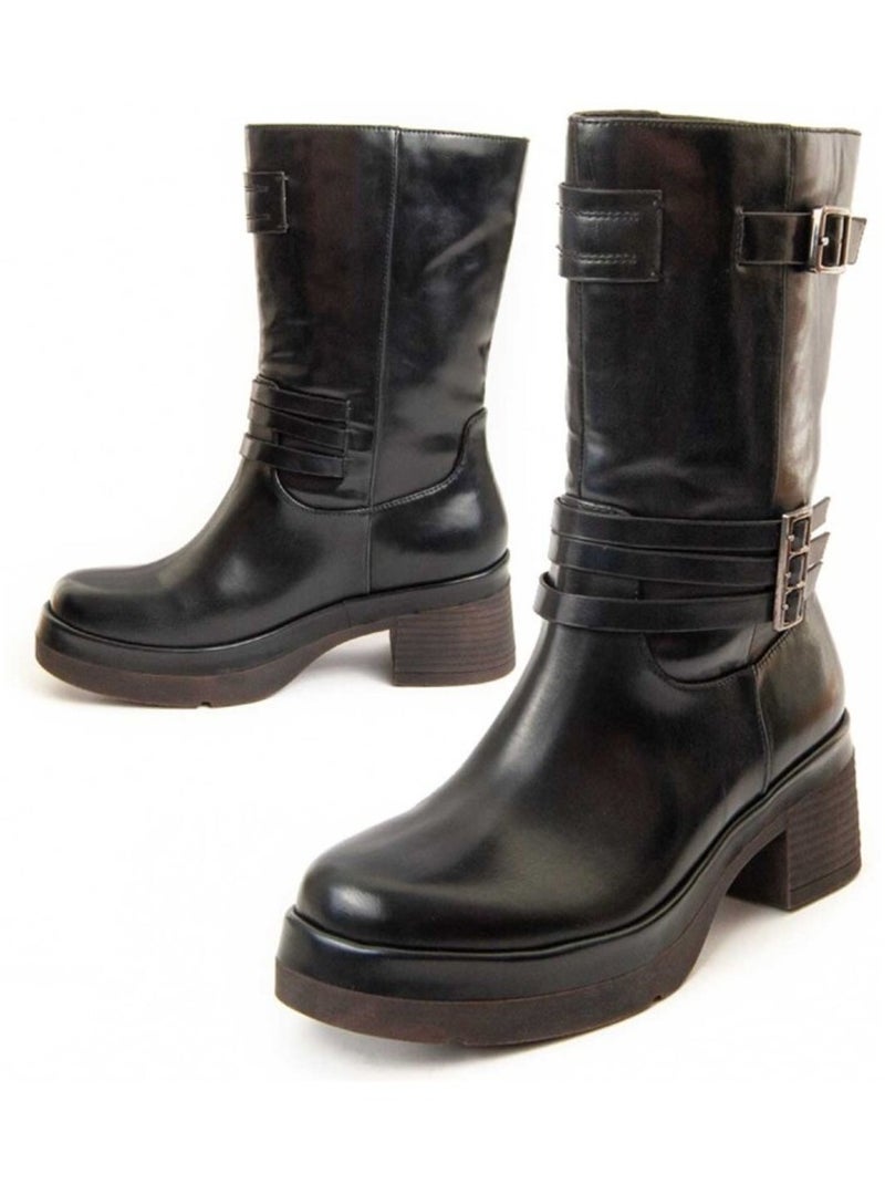 Montevita Botte À Talon Motta2 Noir - Kiabi