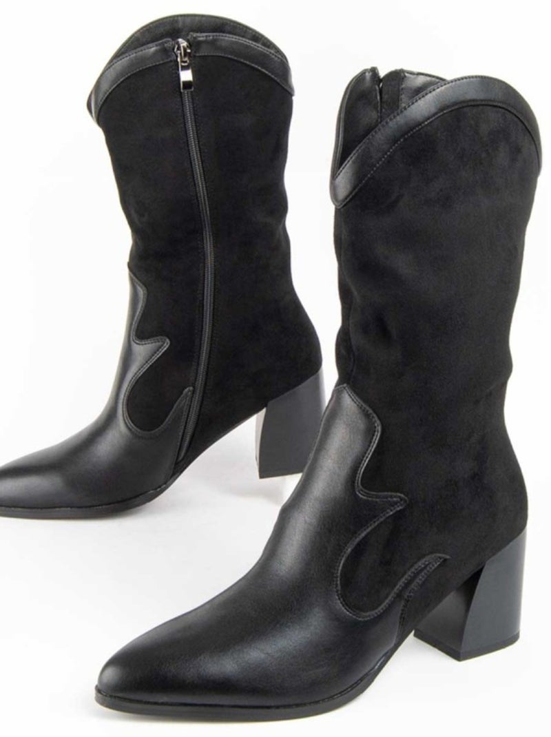 Montevita Botte À Talon Tejan8 Noir - Kiabi