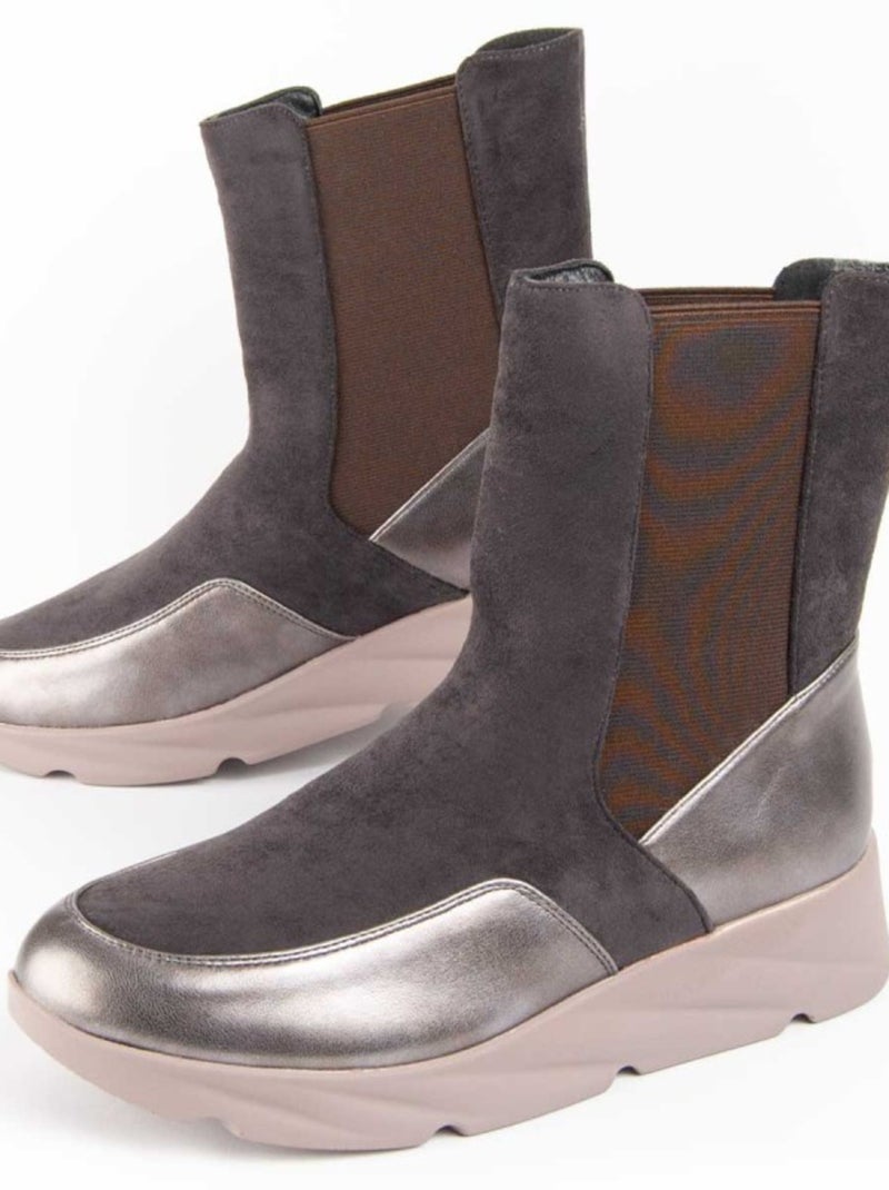 Montevita Botte Compensée Calig2 Gris - Kiabi