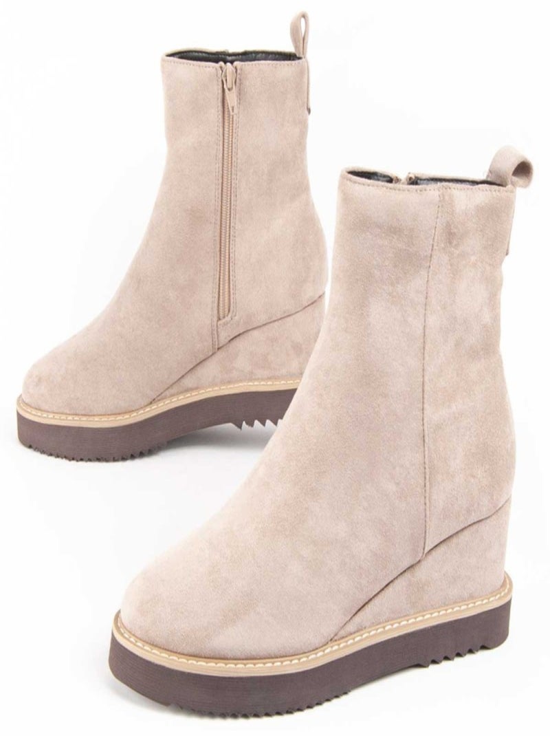 Montevita Botte Compensée Cereta Beige - Kiabi