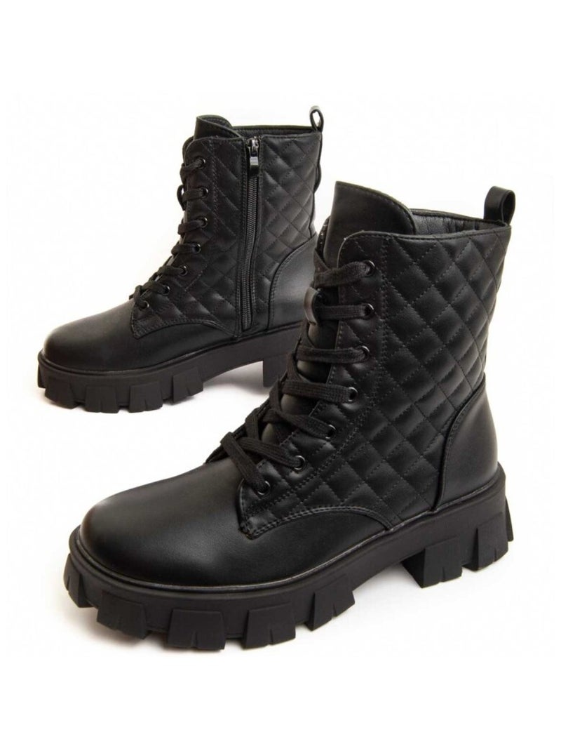 Montevita Butin De Plateforme Marinne Noir - Kiabi