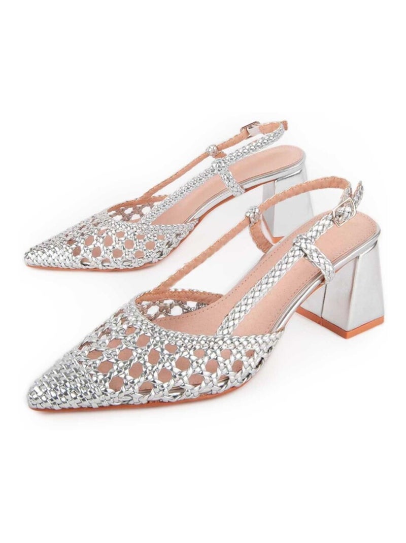 Montevita Chaussure À Talons Carola Argent - Kiabi