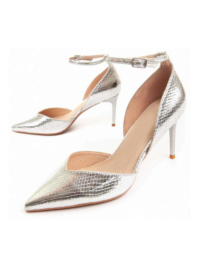 Montevita Chaussure À Talons Festshoe6 Argent - Kiabi