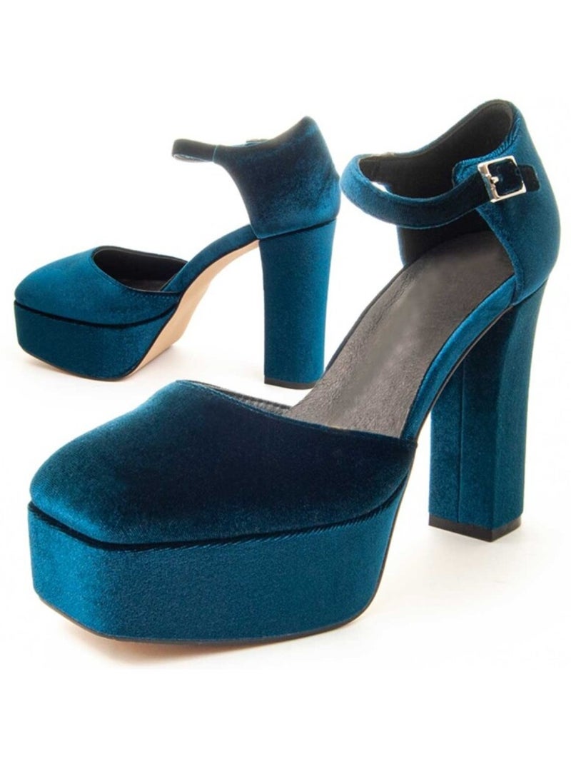 Montevita Chaussure À Talons Salonnt5 Bleu - Kiabi