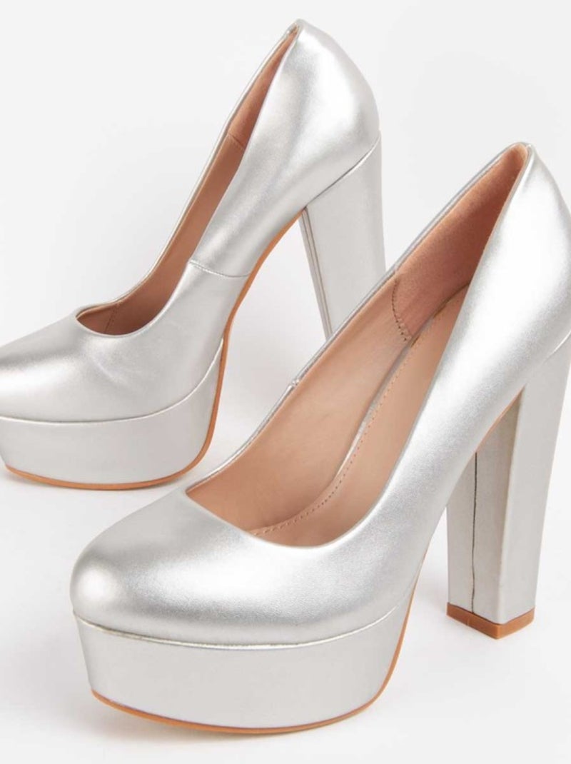 Montevita Chaussure À Talons Tulum Argent - Kiabi