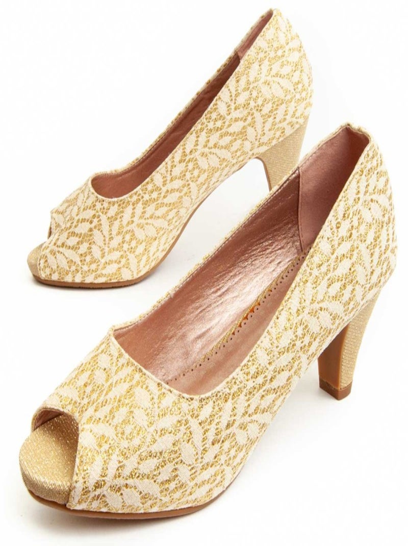 Montevita Chaussure À Talons Unne50 Doré/or - Kiabi