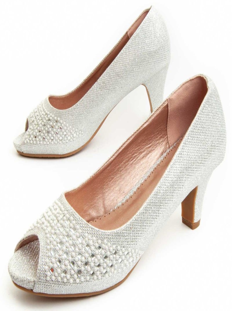Montevita Chaussure À Talons Unne63 Argent - Kiabi