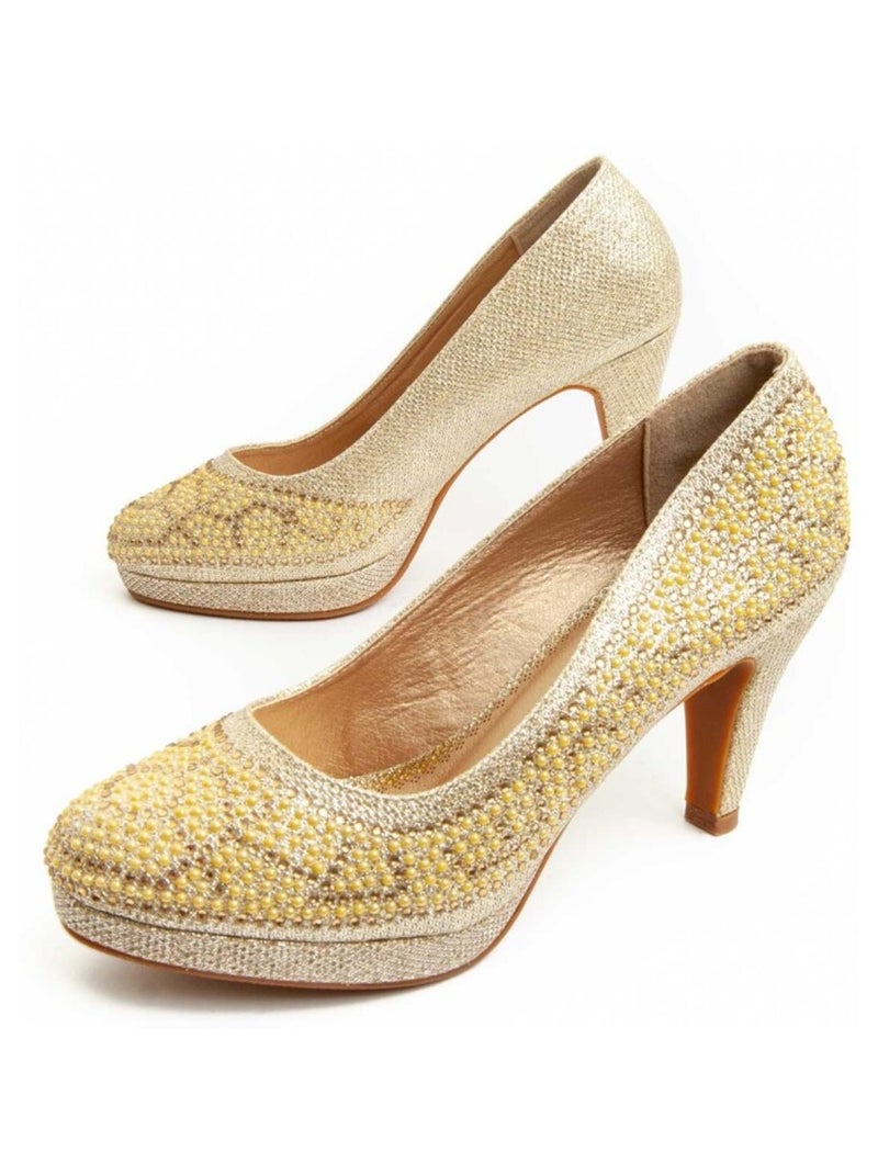 Montevita Chaussure À Talons Unne67 Doré/or - Kiabi