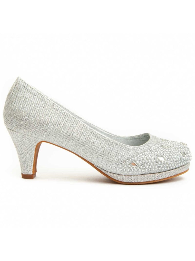 Montevita Chaussure À Talons Unne68 Argent - Kiabi