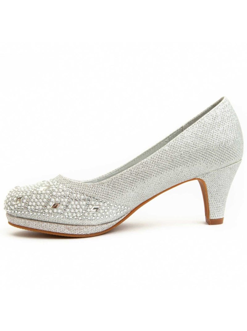 Montevita Chaussure À Talons Unne68 Argent - Kiabi