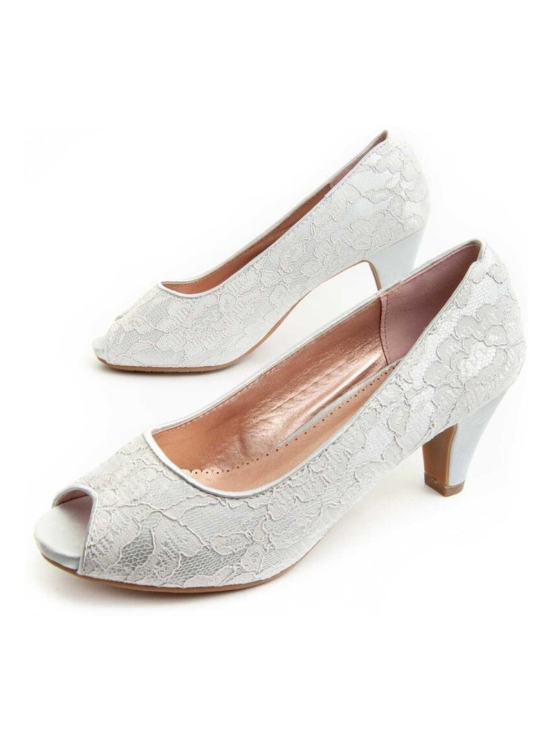Montevita Chaussure À Talons Unne71 Argent - Kiabi