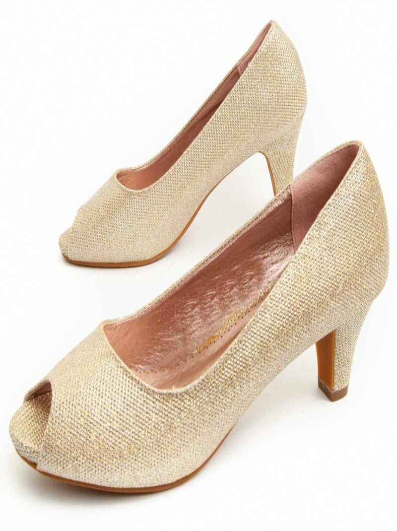 Montevita Chaussure À Talons Unne72 Doré/or - Kiabi