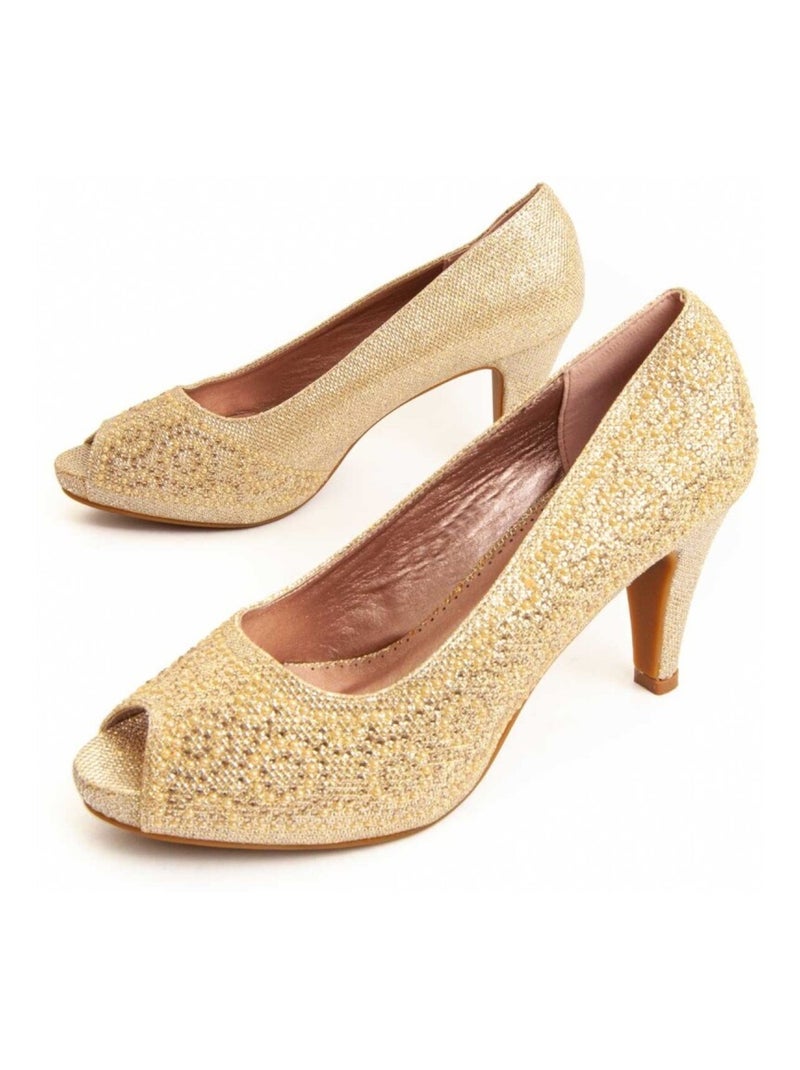 Montevita Chaussure À Talons Unne76 Doré/or - Kiabi