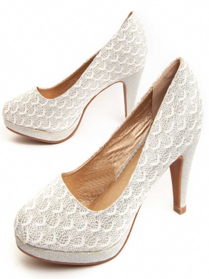 Montevita Chaussure À Talons Unne80 Argent - Kiabi