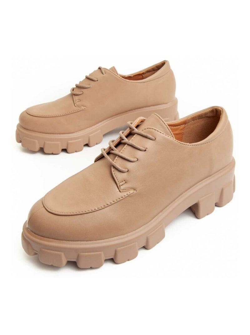 Montevita Chaussure Avec Plateforme Martti2 Beige - Kiabi
