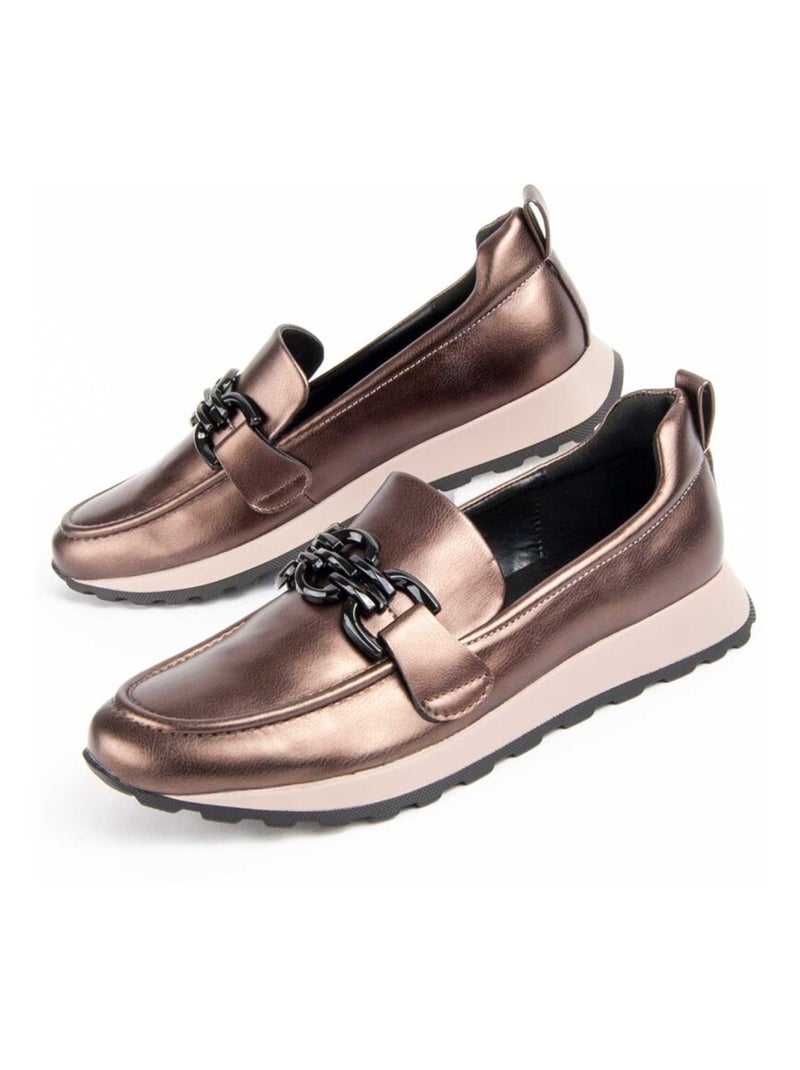 Montevita Chaussure Compensée Caden Marron - Kiabi