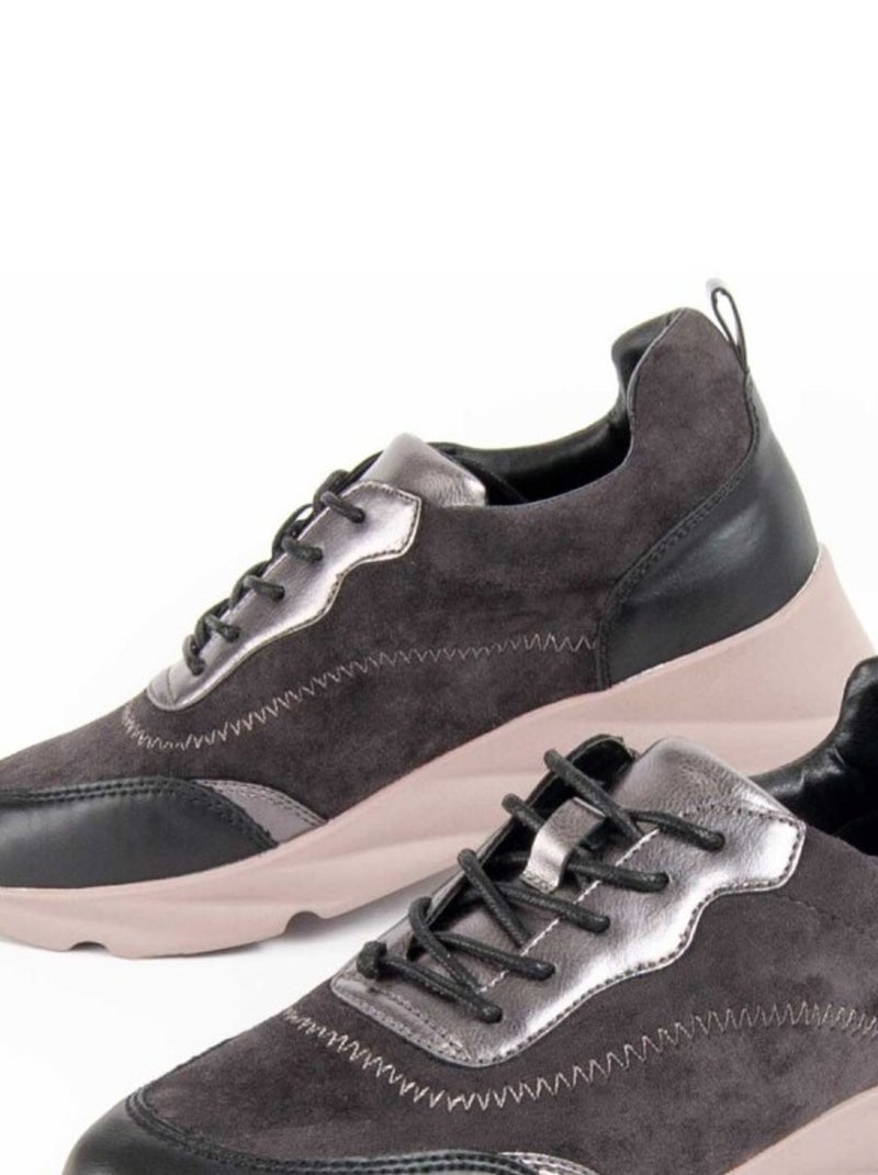 Montevita Chaussure Compensée Liria Gris - Kiabi