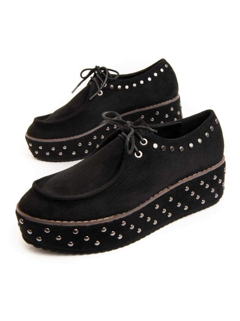 Montevita Chaussure Compensée Trenca Noir - Kiabi