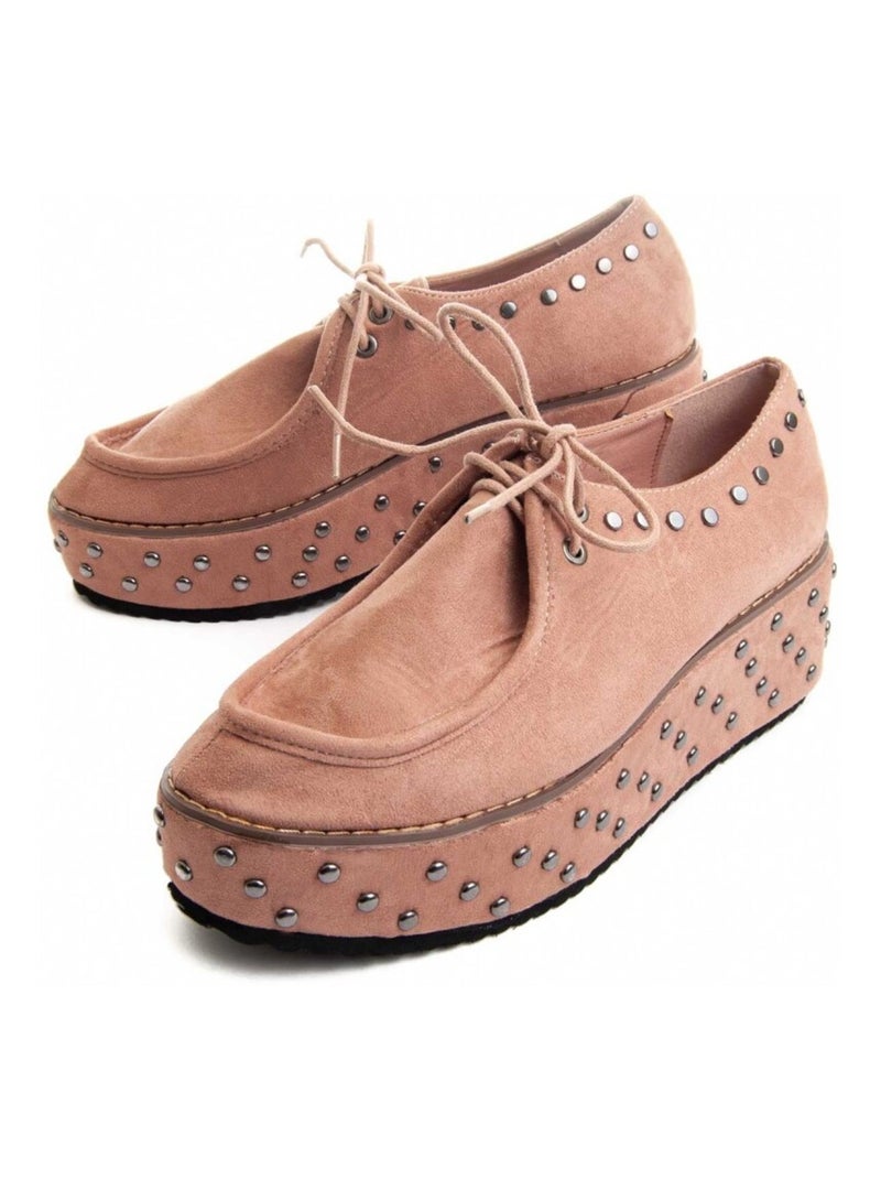 Montevita Chaussure Compensée Trenca Rose - Kiabi