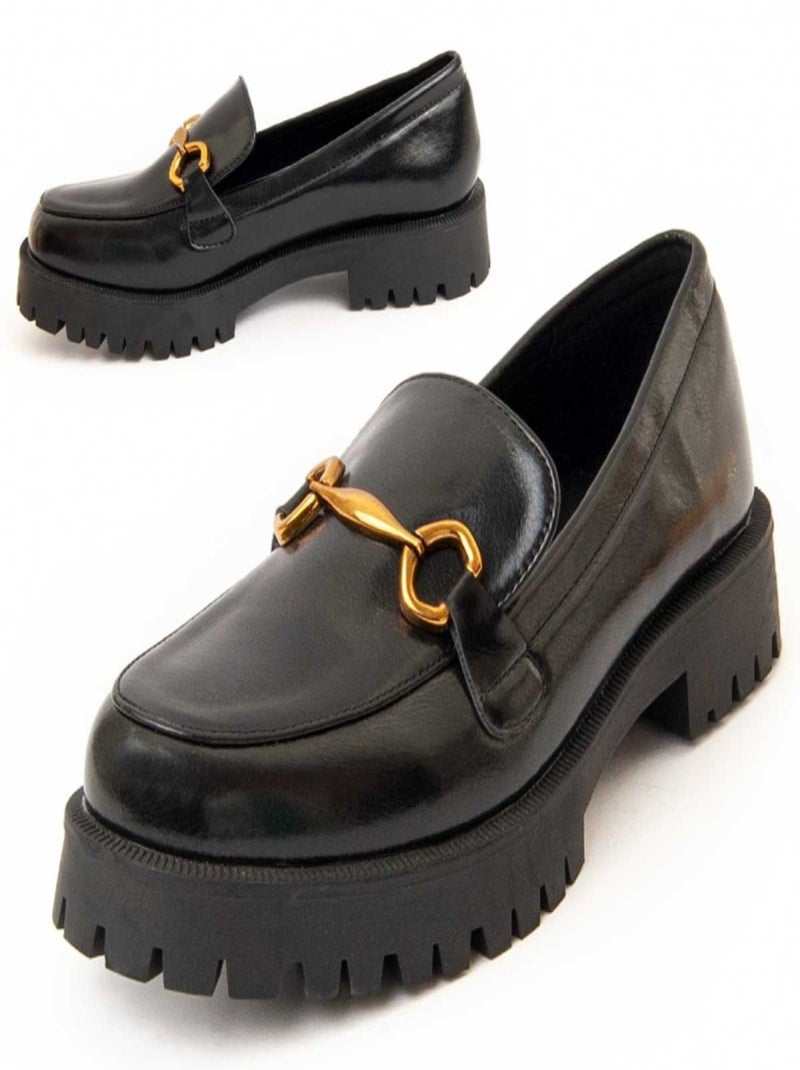 Montevita Mocassin Plateforme Macca3 Noir - Kiabi