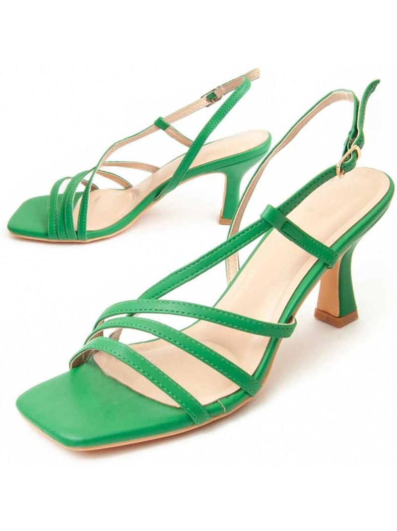 Montevita Sandale À Talons Bonna Vert - Kiabi