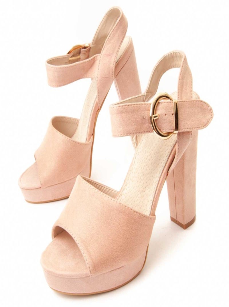 Montevita Sandale À Talons Brihel6 Rose - Kiabi