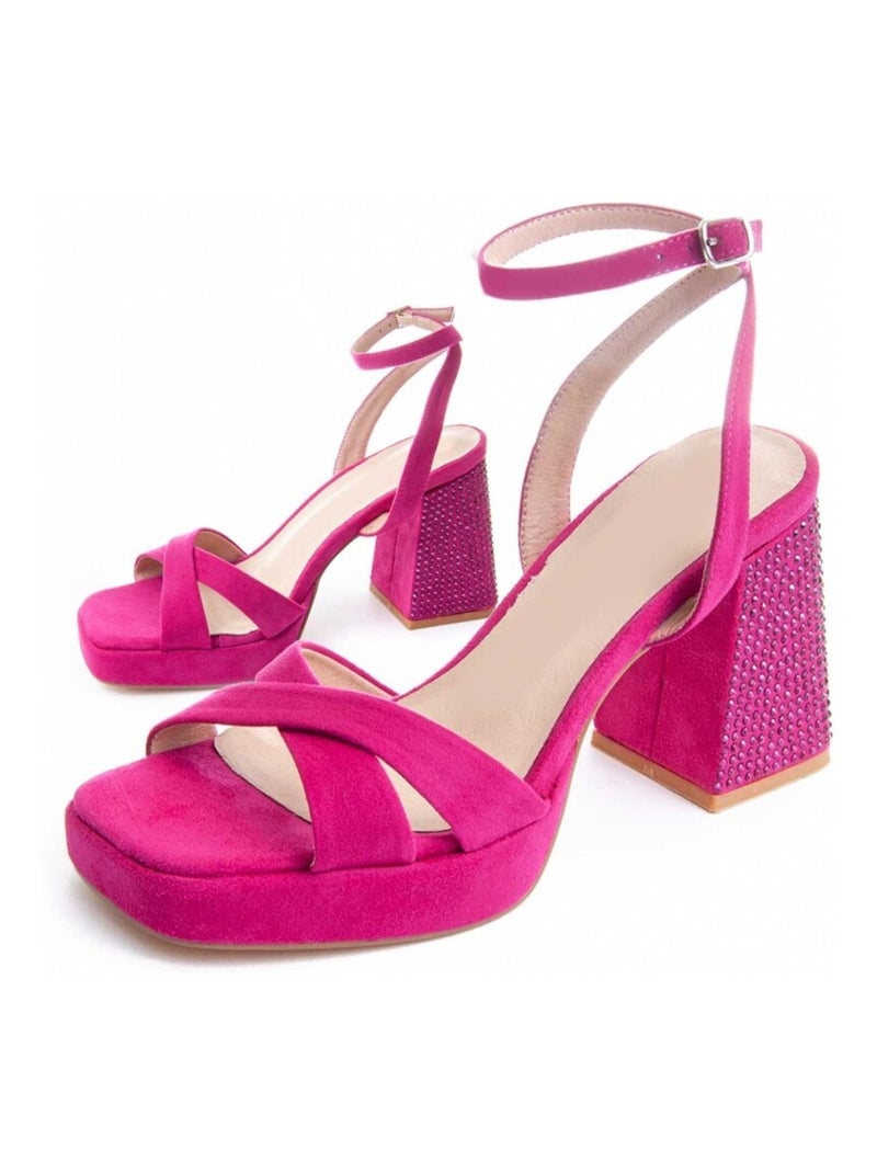Montevita Sandale À Talons Festsand3 Rose - Kiabi