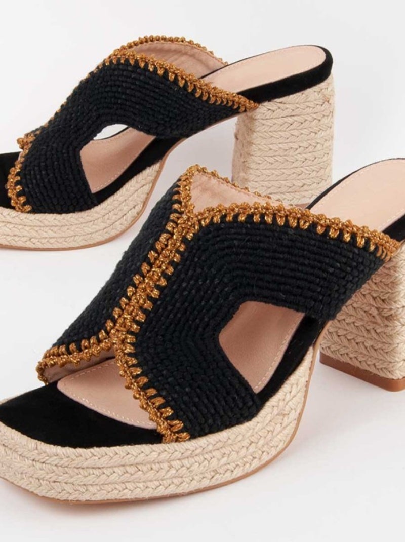 Montevita Sandale À Talons Iliad2 Noir - Kiabi