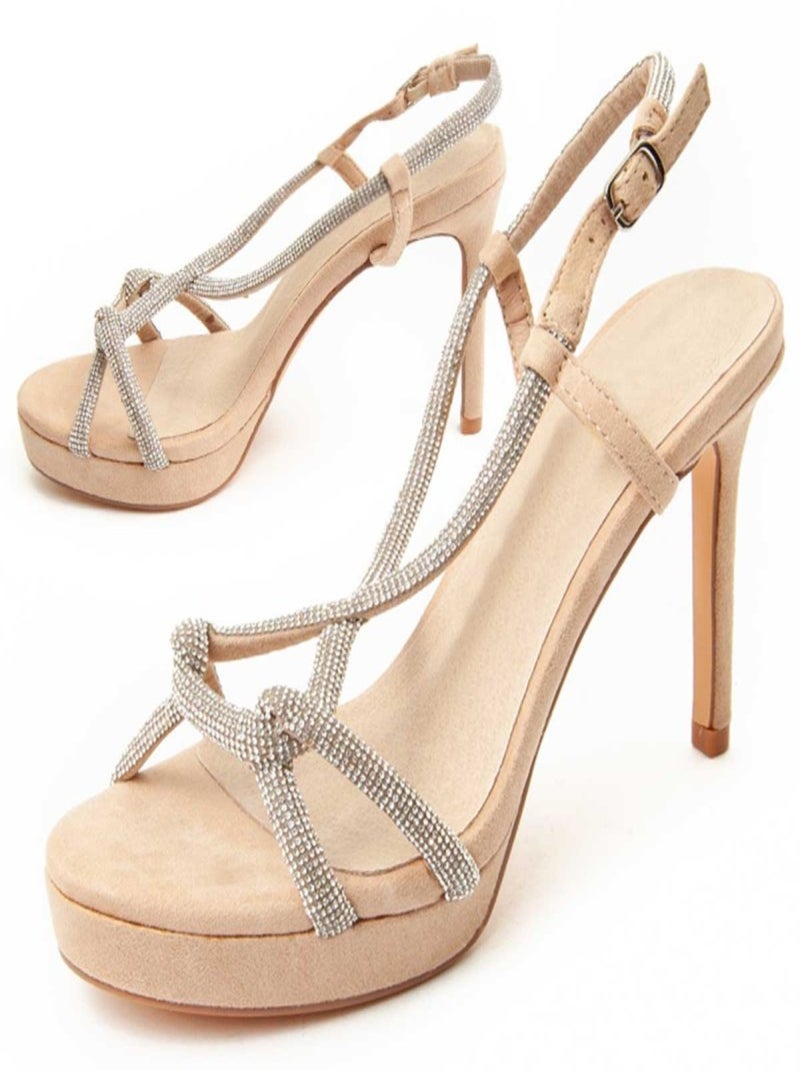 Montevita Sandale À Talons Sandale2 Beige - Kiabi
