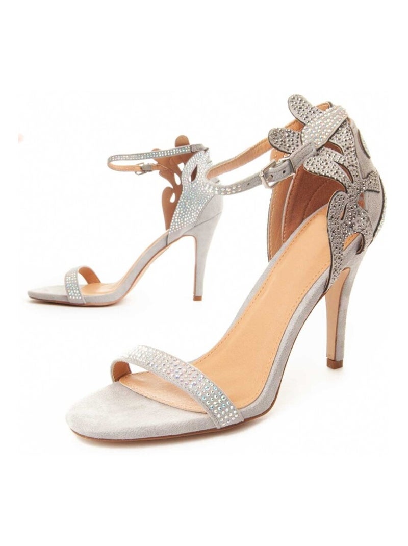 Montevita Sandale À Talons Sandalit5 Gris - Kiabi