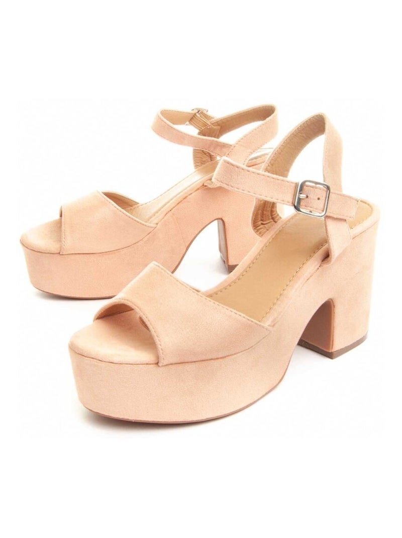 Montevita Sandale À Talons Sandalit6 Rose - Kiabi