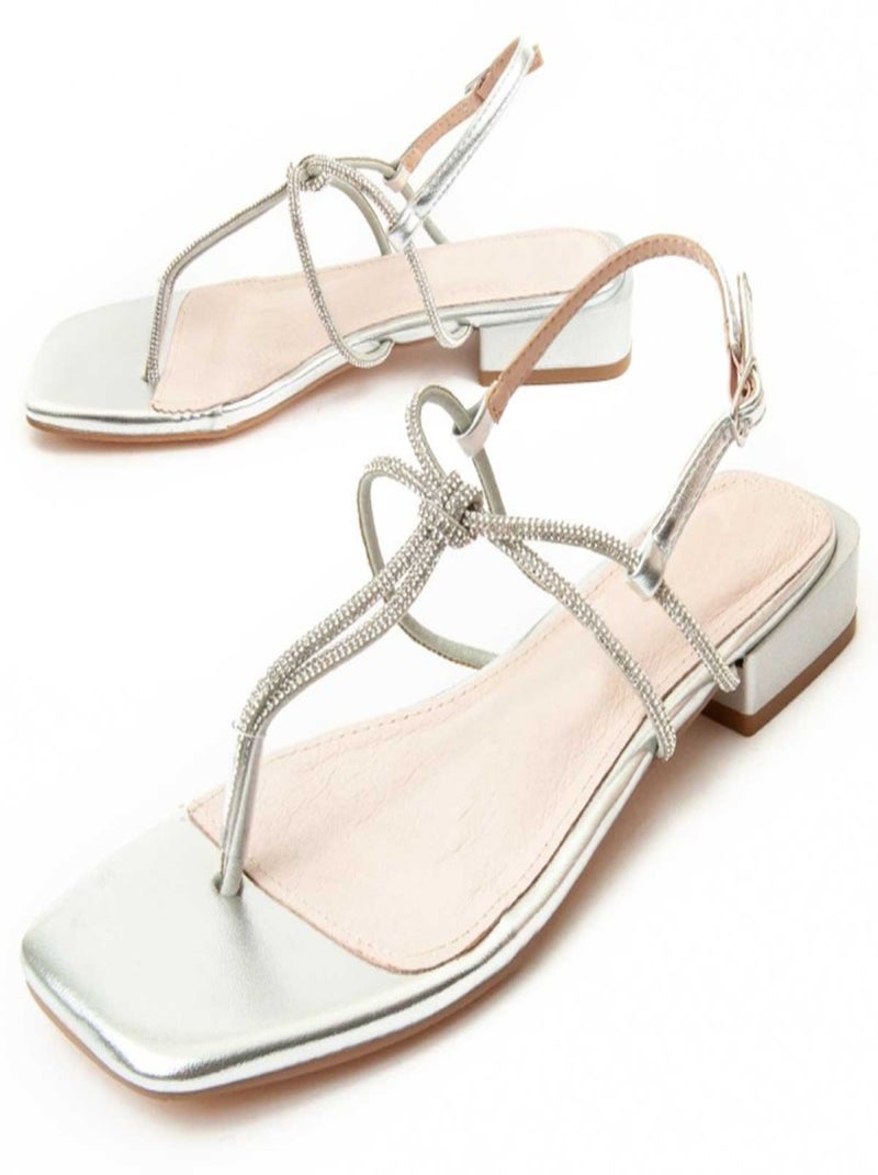 Montevita Sandale À Talons Sandalo2 Argent - Kiabi