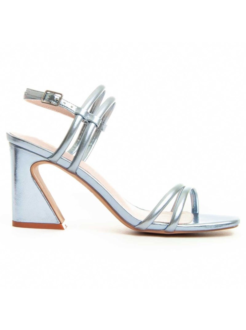 Montevita Sandale À Talons Sanndal13 Argent - Kiabi