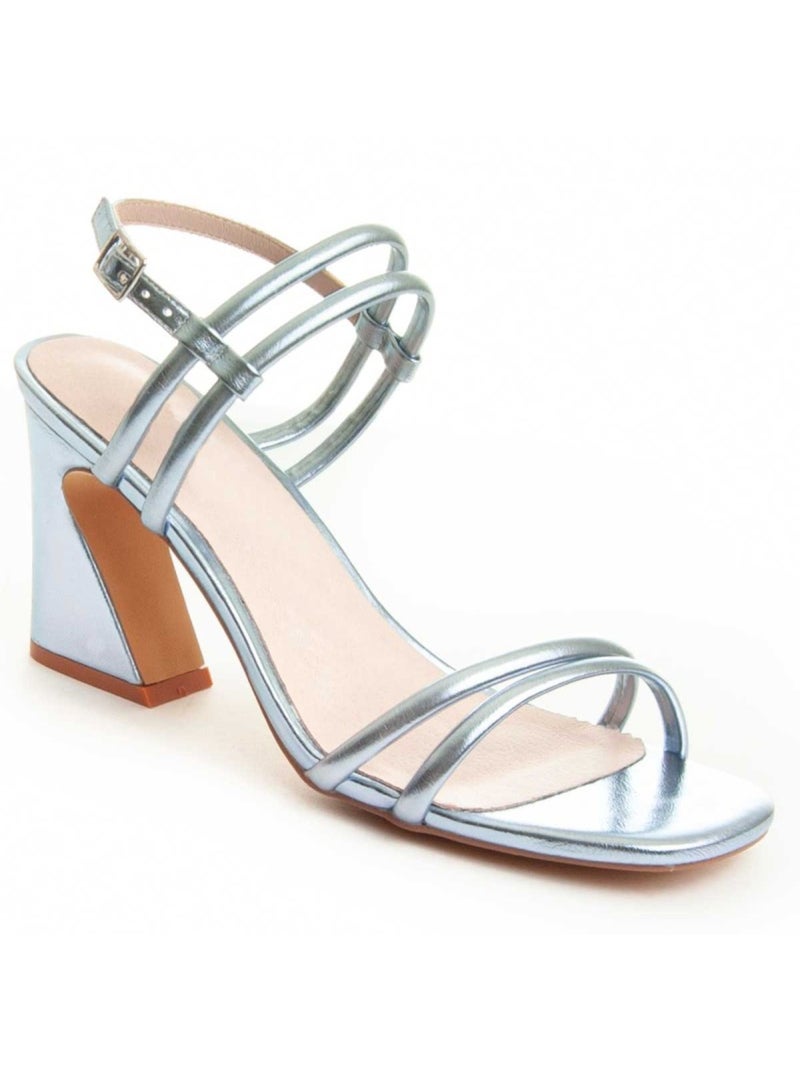 Montevita Sandale À Talons Sanndal13 Argent - Kiabi