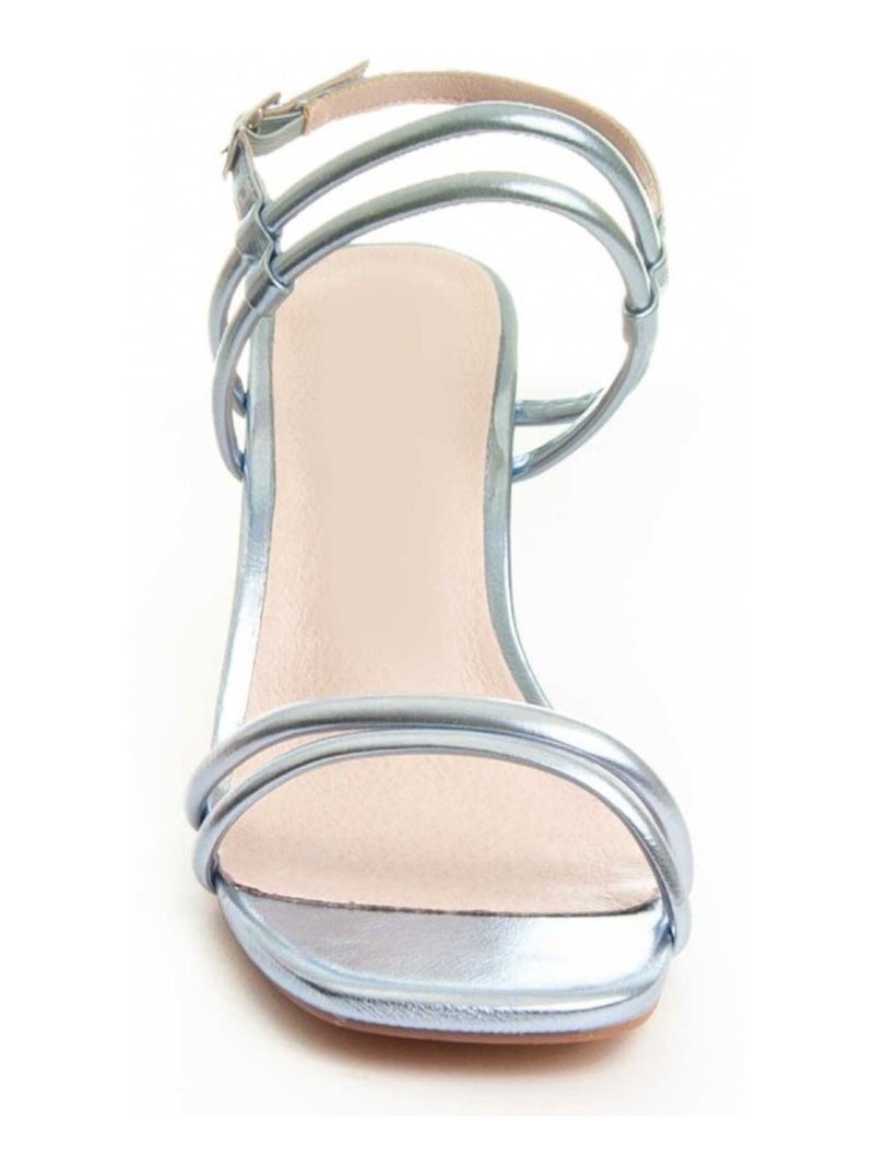 Montevita Sandale À Talons Sanndal13 Argent - Kiabi