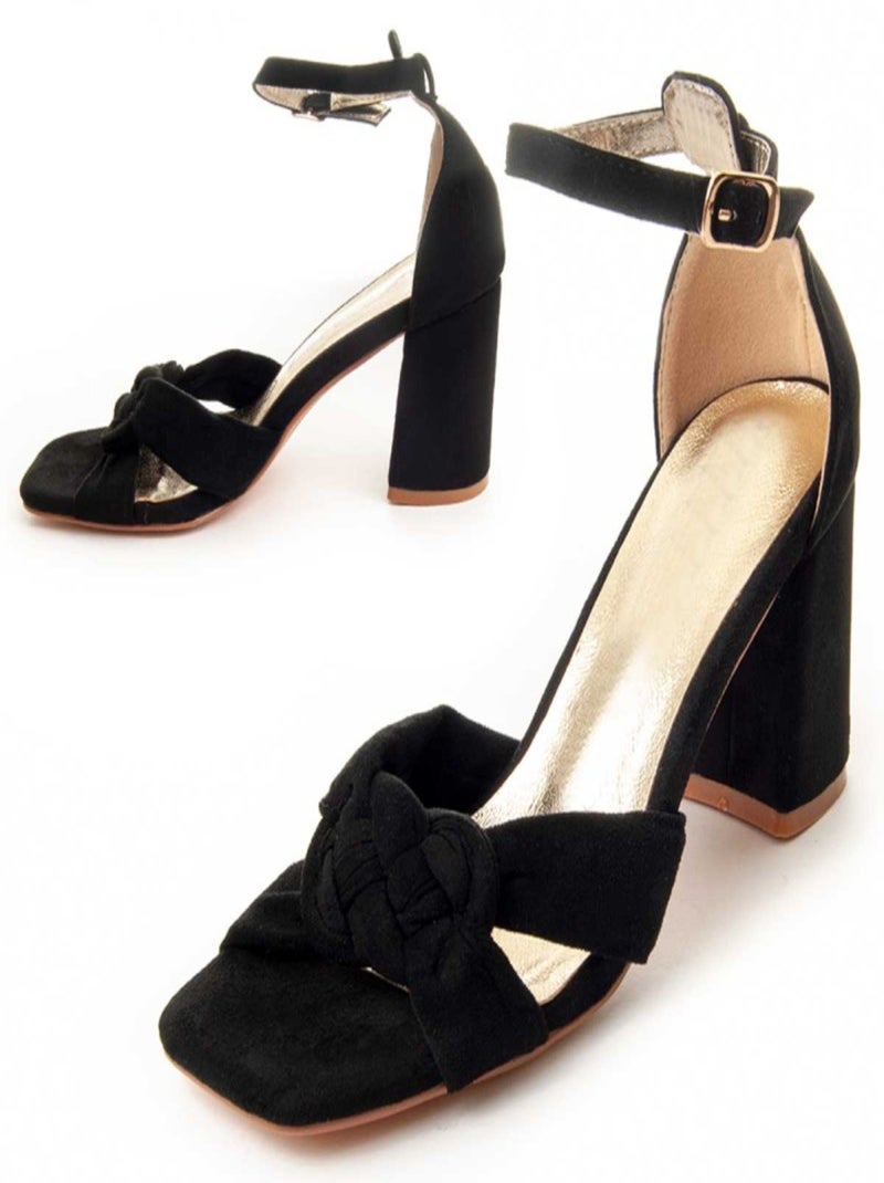 Montevita Sandale À Talons Sanndal2 Noir - Kiabi