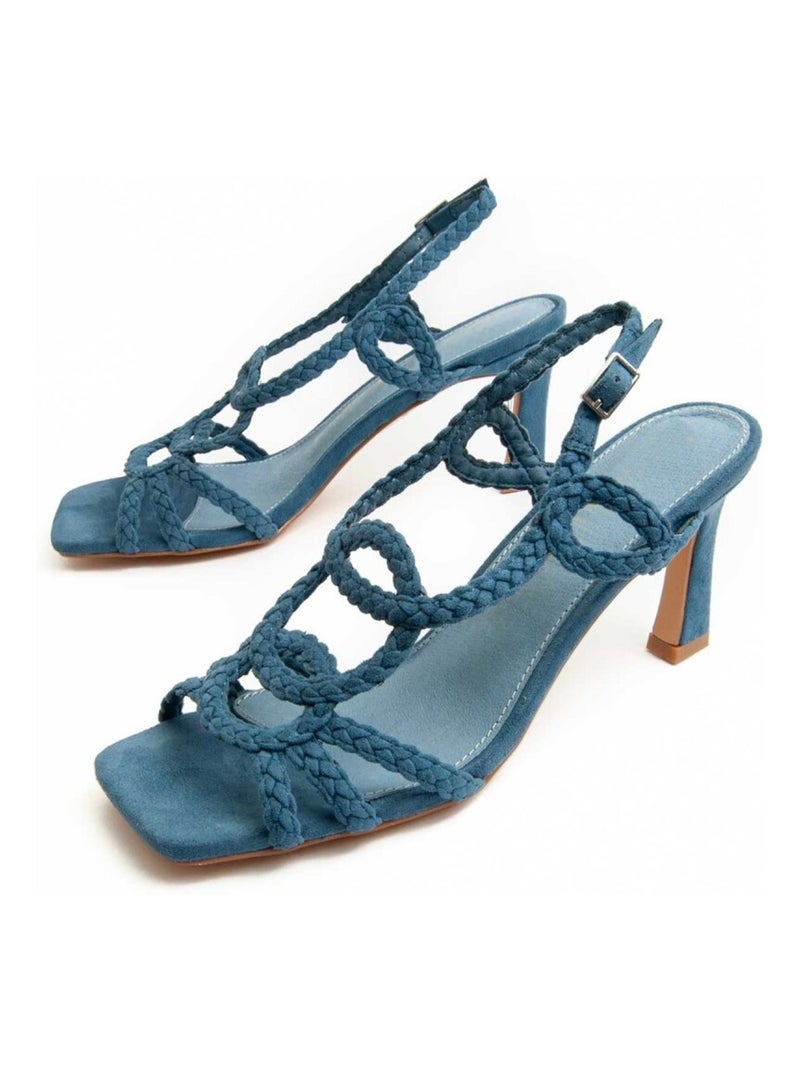 Montevita Sandale À Talons Sanndal20 Bleu - Kiabi