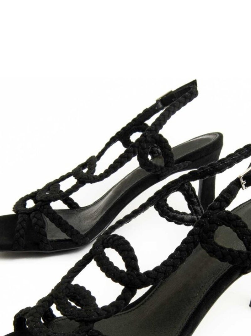 Montevita Sandale À Talons Sanndal20 Noir - Kiabi