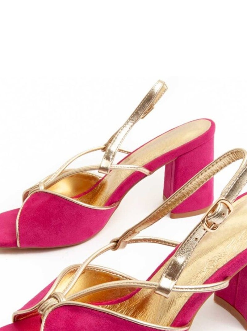 Montevita Sandale À Talons Sanndal6 Rose - Kiabi