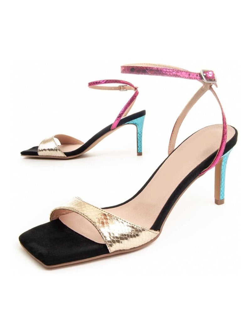 Montevita Sandale À Talons Sanndal9 Multicolore - Kiabi
