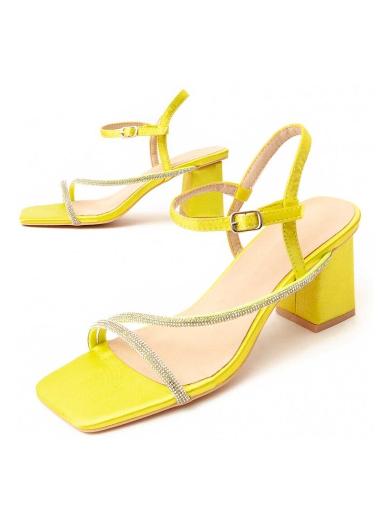 Montevita Sandale À Talons Sanndarey Vert - Kiabi