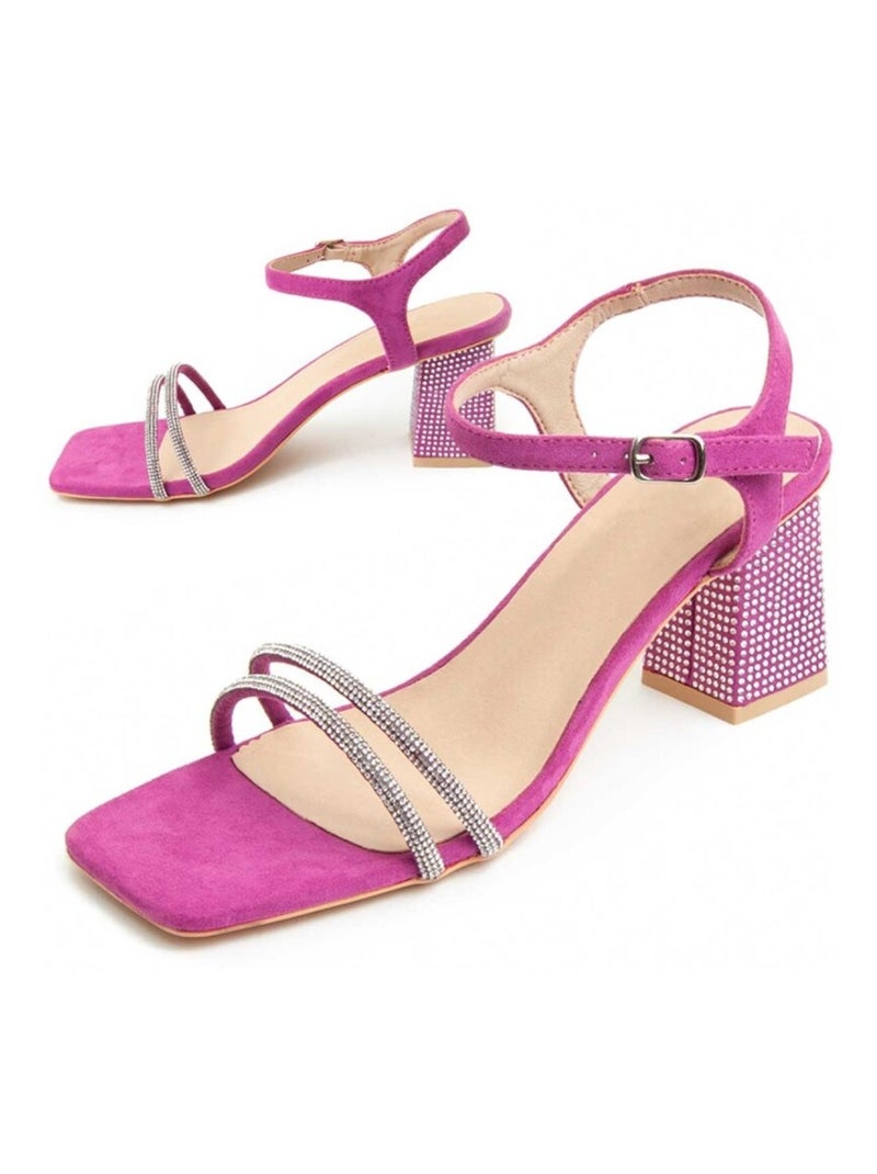 Montevita Sandale À Talons Sanndarey10 Rose - Kiabi