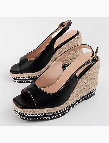 Montevita Sandale Compensée En Esparte Salia