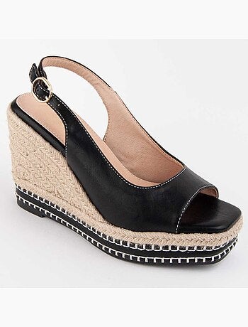 Montevita Sandale Compensée En Esparte Salia