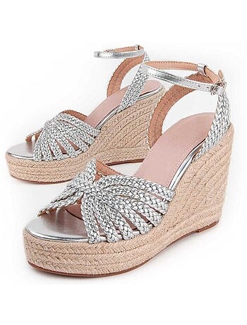 Montevita Sandale Compensée En Esparte Salia3