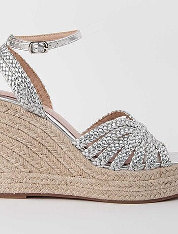 Montevita Sandale Compensée En Esparte Salia3