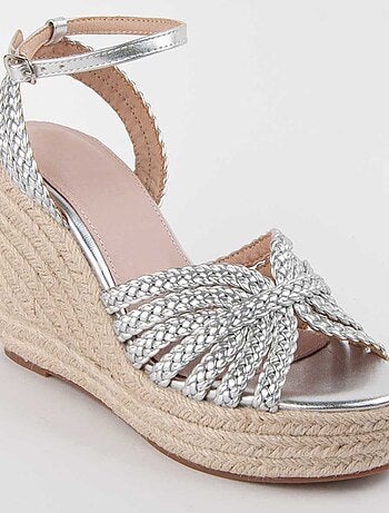 Montevita Sandale Compensée En Esparte Salia3